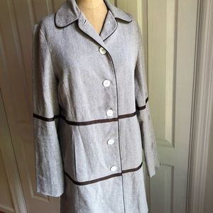 Dizzy Lizzie Brown Long Jacket